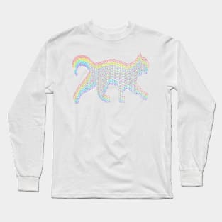 Glitchy cat Long Sleeve T-Shirt